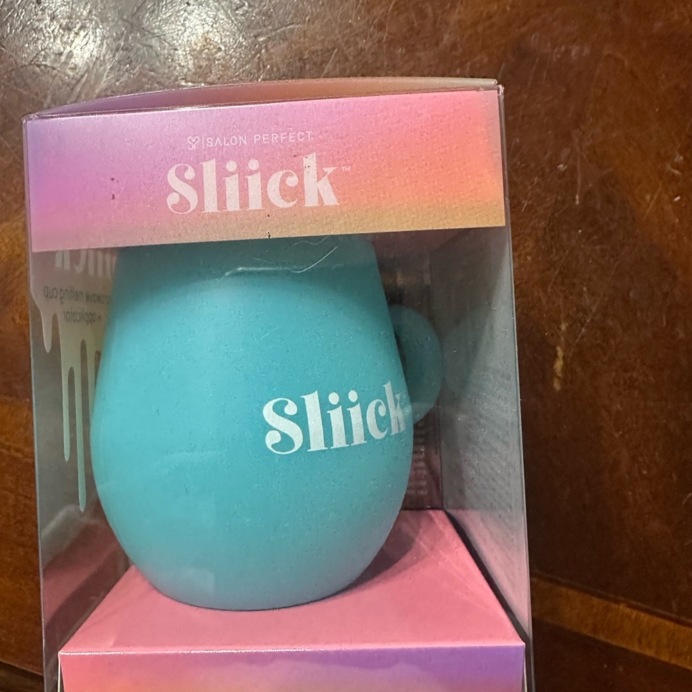 Slick Salon Perfect Microwave Melting Cup & Applicator For Use W/Bead Wax new